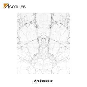 Arabescato Thin Tile - 8 Continuous Faces per Set