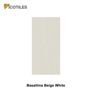Basaltina Beige White Thin Tiles - 600mm x 1200mm x 4.8mm - 8 Faces