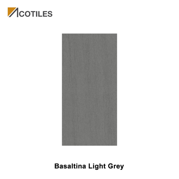 Basaltina Light Grey Thin Tiles - 600mm x 1200mm x 4.8mm - 8 Faces