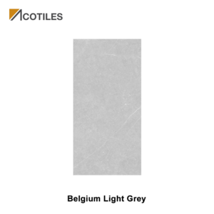 Belgium Light Grey Thin Tiles - 8 Faces