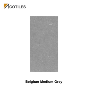 Belgium Medium Grey Thin Tiles - 8 Faces