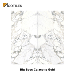 Big Boss Calacatte Gold Thin Tiles - 1500mm x 3000mm x 6mm - 2 Faces per Set