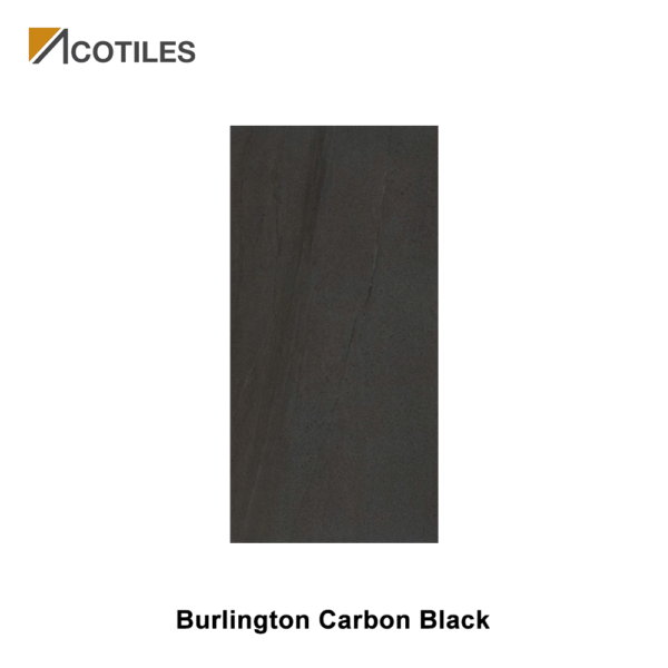 Burlington Carbon Black Thin Tiles - 8 Faces
