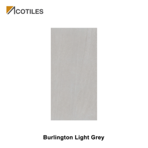 Burlington Light Grey Thin Tiles - 8 Faces
