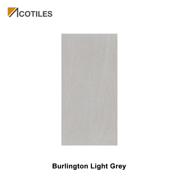 Burlington Light Grey Thin Tiles - 8 Faces