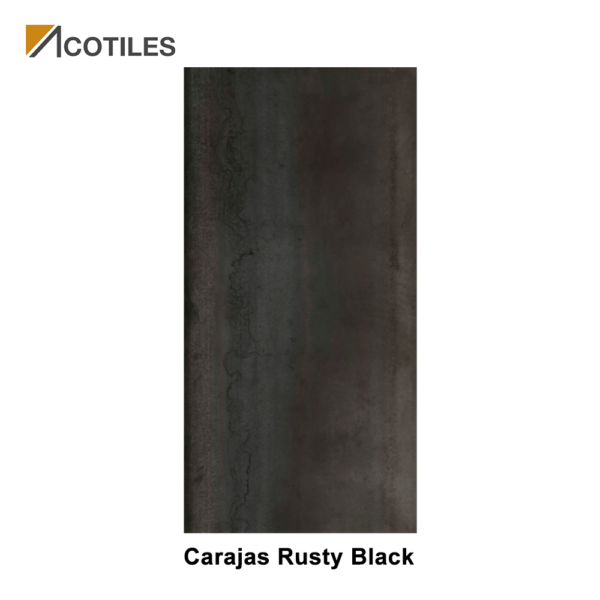 Carajas Rusty Black Thin Tiles - 2 Faces