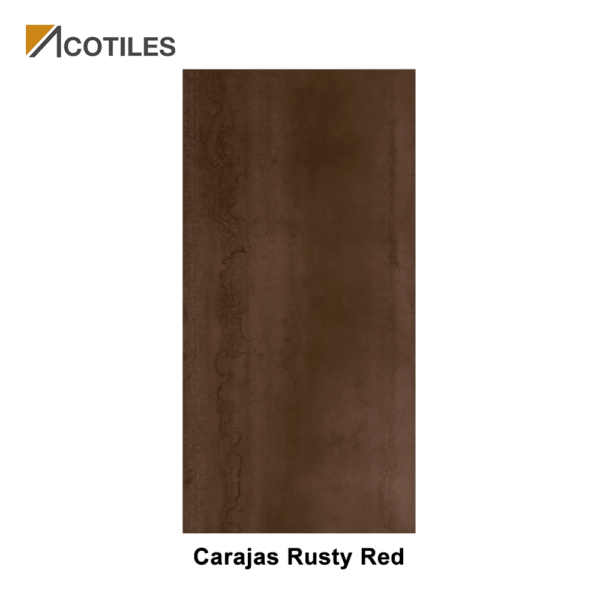 Carajas Rusty Red Thin Tiles - 2 Faces
