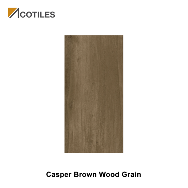 Casper Brown Wood Grain Thin Tiles - 6 Faces