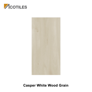 Casper White Wood Grain Thin Tiles - 6 Faces