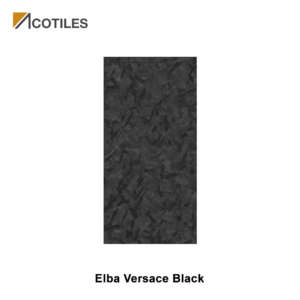 Elba Versace Black Thin Tiles - 4 Faces