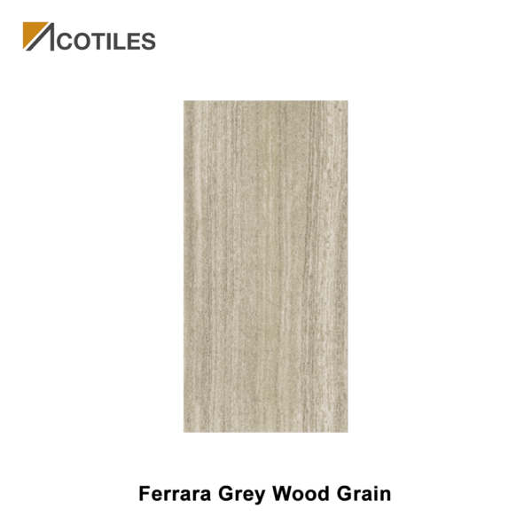 Ferrara Grey Wood Grain Thin Tiles - 4 Faces
