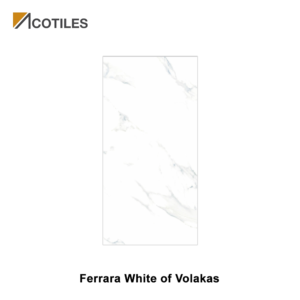 Ferrara White Of Volakas Thin Tiles - 4 Faces