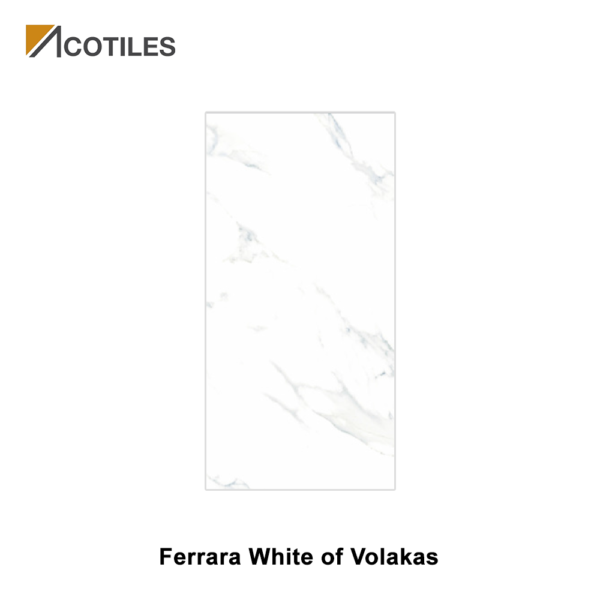 Ferrara White Of Volakas Thin Tiles - 4 Faces