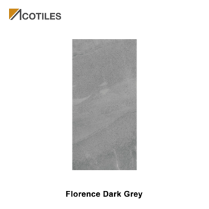 Florence Dark Grey Thin Tiles - 10 Faces - Matt Surface