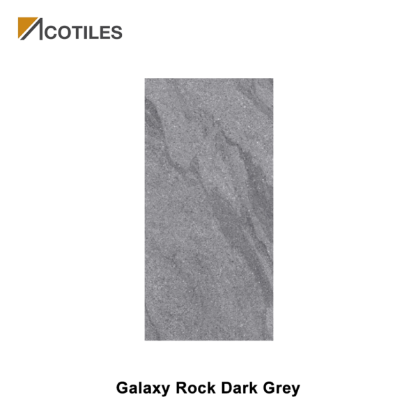 Galaxy Rock Dark Grey Thin Tiles - 6 Faces