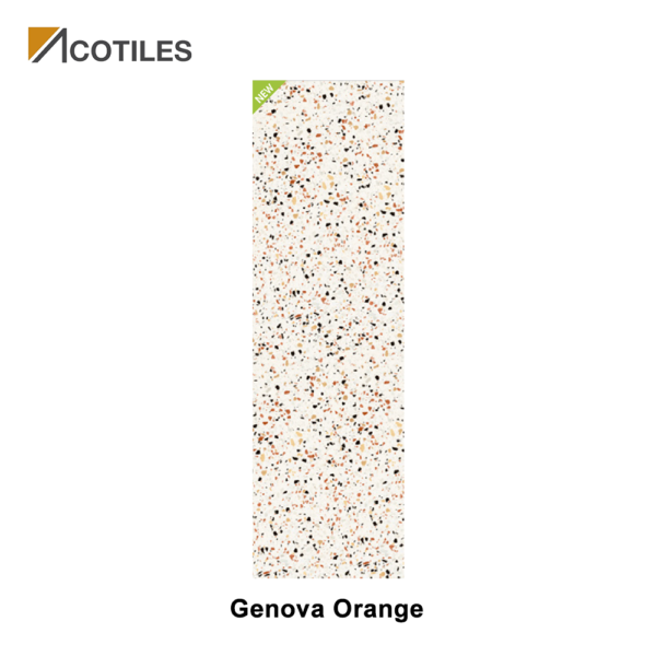 Genova Orange Thin Tiles