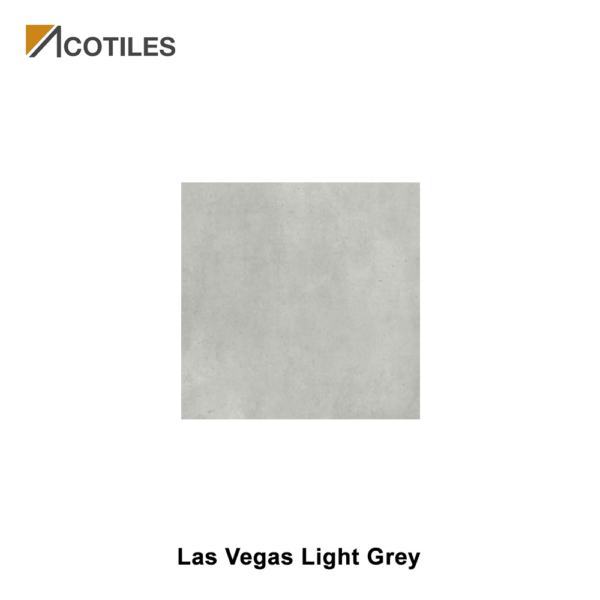 Las Vegas Light Grey Thin Tiles - 6 Faces