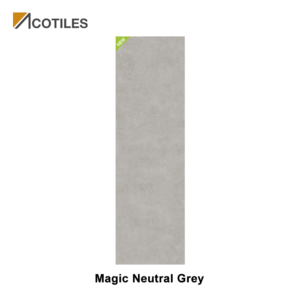 Magic Neutral Grey Thin Tiles - 4 Faces