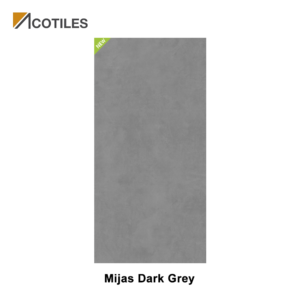 Mijas Dark Grey Thin Tiles - 4 Faces