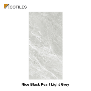 Nice Black Pearl Light Grey Thin Tiles - 6 Continuous Faces