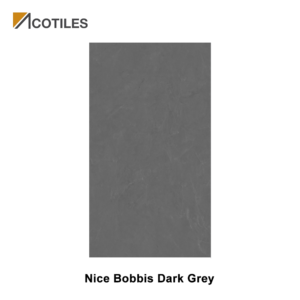 Nice Bobbis Dark Grey Thin Tiles - 800mm x 1400mm x 6mm - 4 Faces