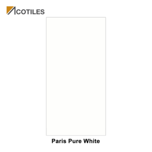 Paris Pure White Thin Tiles - 1200mm x 2400mm x 6mm