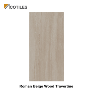 Roman Beige Wood Travertine Thin Tiles