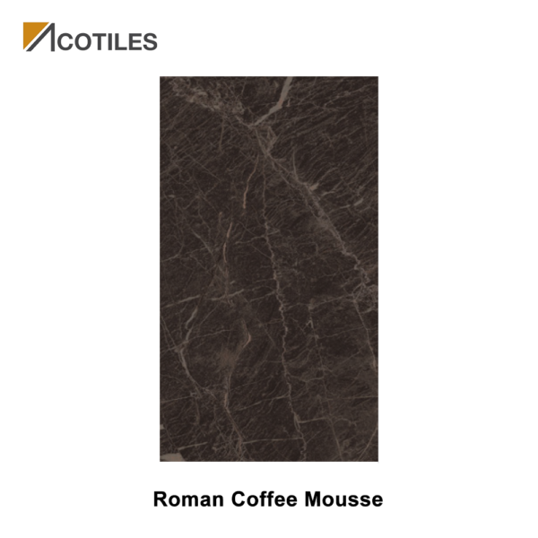 Roman Coffee Mousse Thin Tiles - 800mm x 1400mm x 6mm