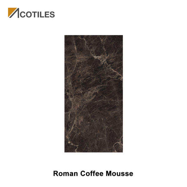 Roman Coffee Mousse Thin Tiles - 600mm x 1200mm x 6mm