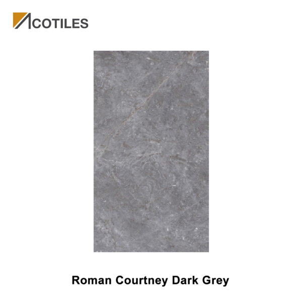 Roman Courtney Dark Grey Thin Tiles