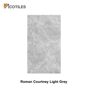 Roman Courtney Light Grey Thin Tiles