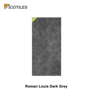 Roman Louis Dark Grey Thin Tiles