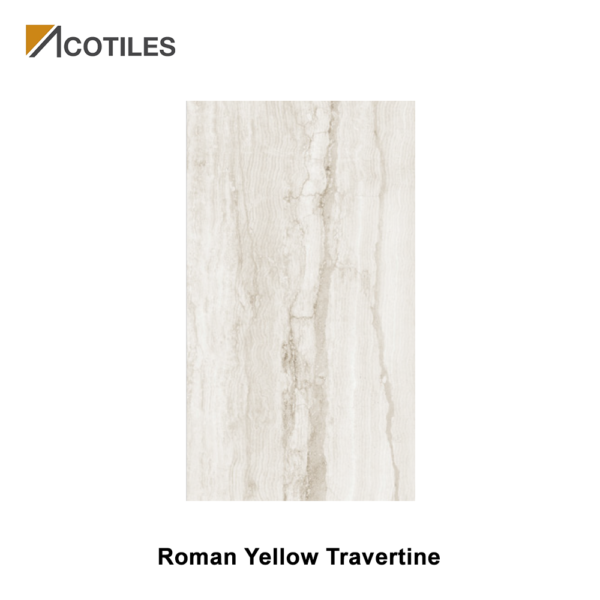 Roman Yellow Travertine Thin Tiles
