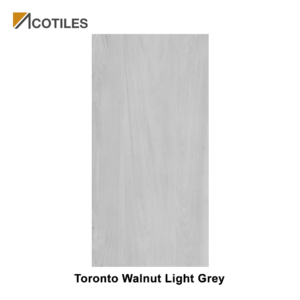 Toronto Walnut Light Grey Thin Tiles