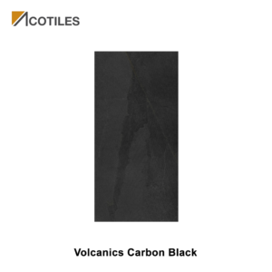 Volcanics Carbon Black Thin Tiles