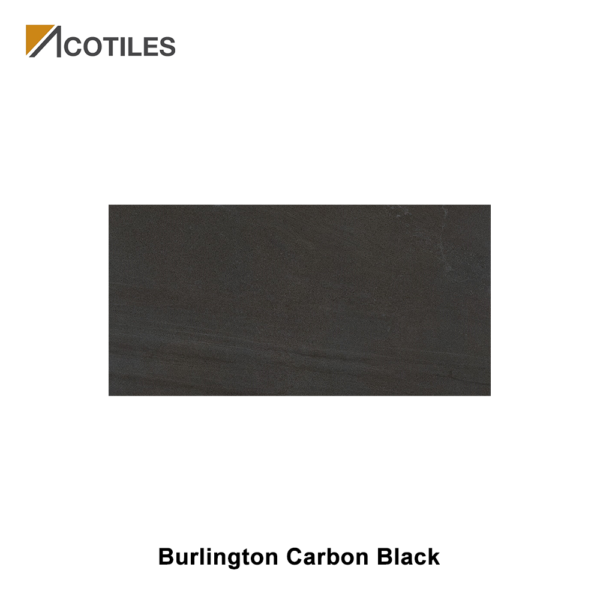 Burlington Carbon Black Porcelain Tiles TU04
