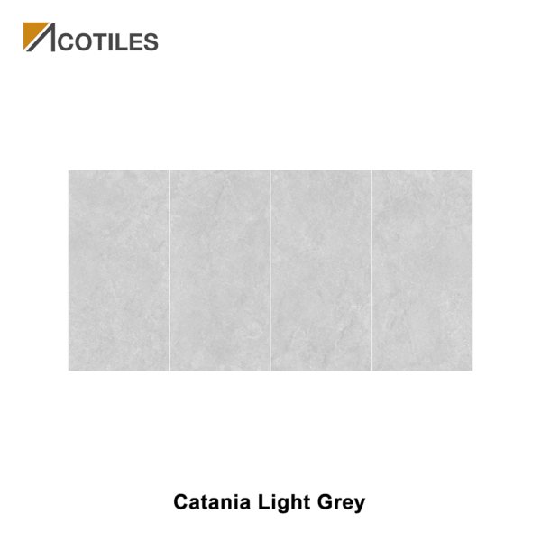 Catania Light Grey Porcelain Tiles - Image 2