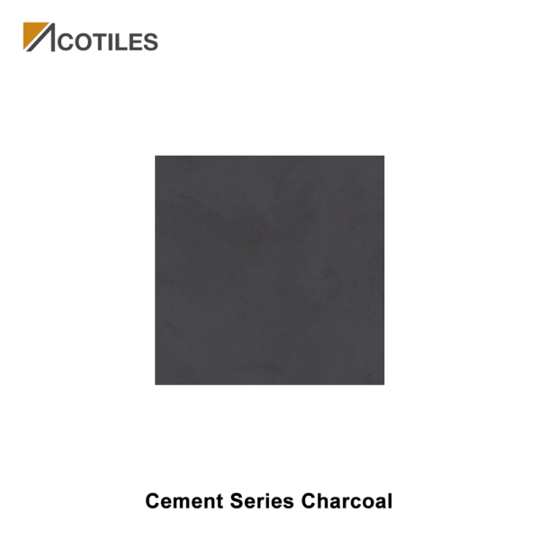 Cement Series Charcoal Porcelain Tiles AJ36VF1DME