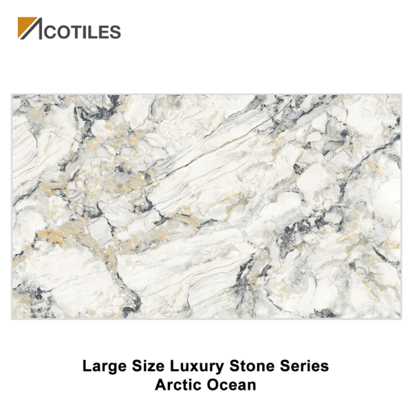 Large Size Luxury Stone Series Designer Tiles - Arctic Ocean - JQA163212G60