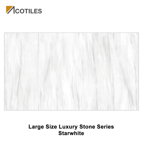 Large Size Luxury Stone Series Designer Tiles - Starwhite - JQA163212G240