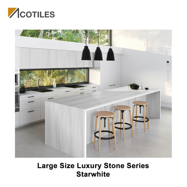 Large Size Luxury Stone Series Designer Tiles - Starwhite - JQA163212G240