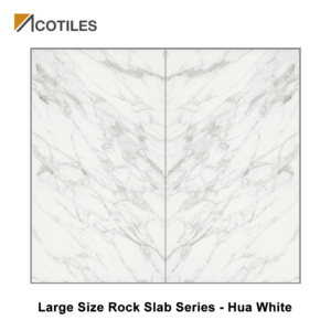 Large Size Rock Slab Series Designer Tiles - Hua White - JQA163212G03