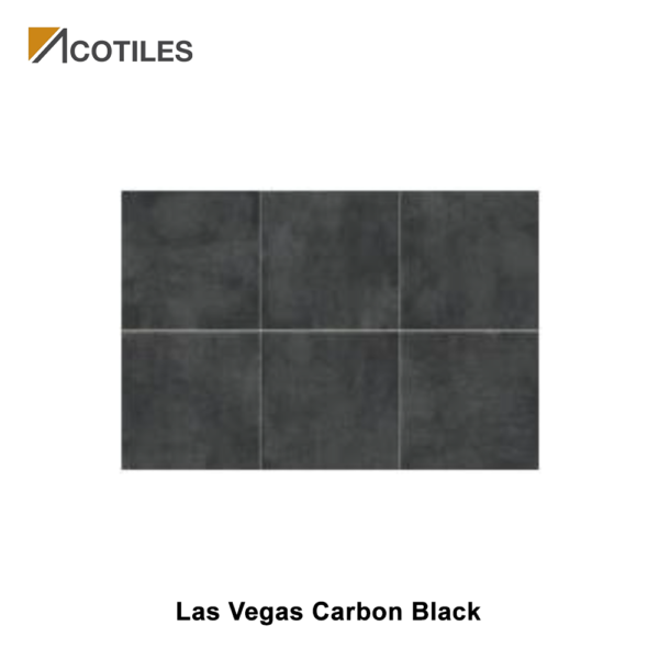 Las Vegas Carbon Black Porcelain Tiles LV04